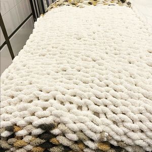 Hand made crocheted blanket